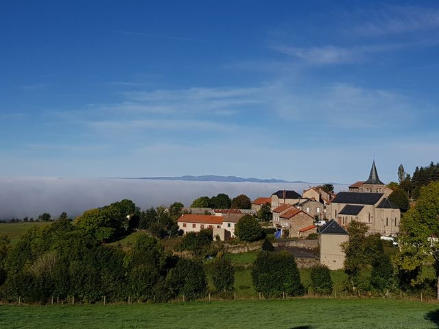 Village de Clavières, dans le Cantal